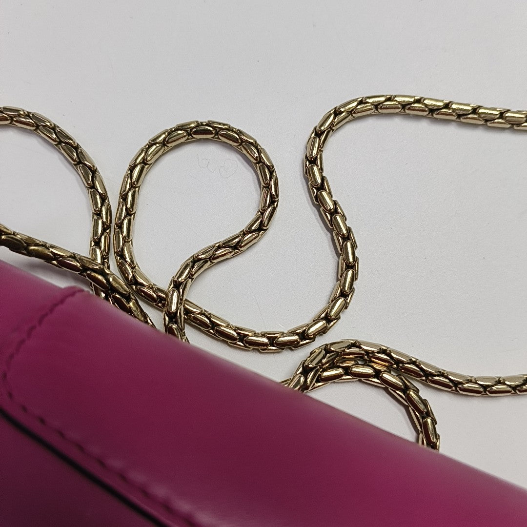 SERPENTI FOREVER Medium Calfskin Red