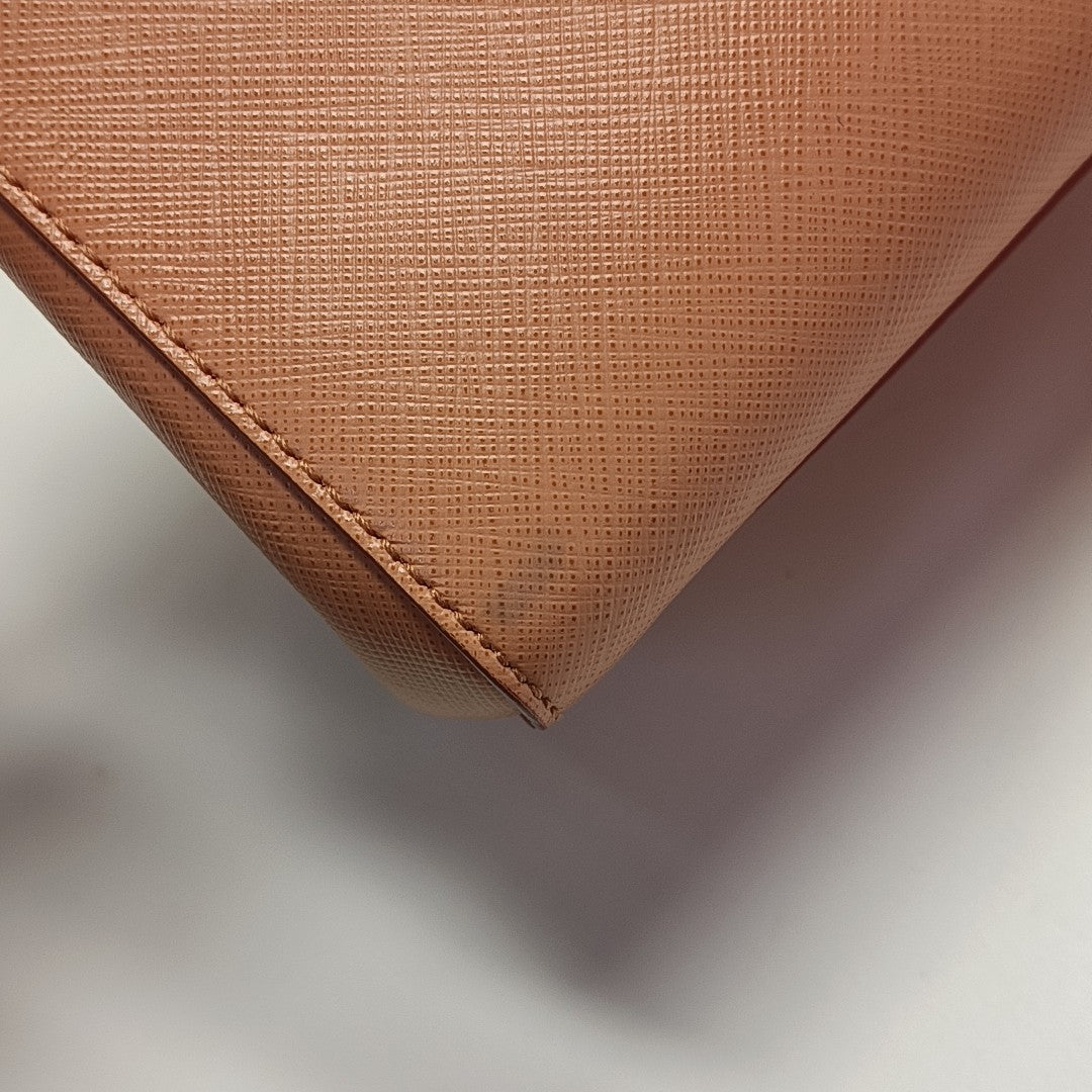 Calfskin Top Handle Bag Pink
