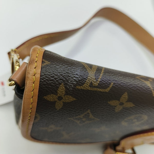 DIANE Monogram Coated Canvas Brown