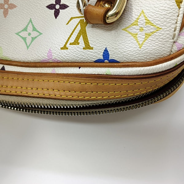 LV × TM PRISCILLA Monogram Coated Canvas White