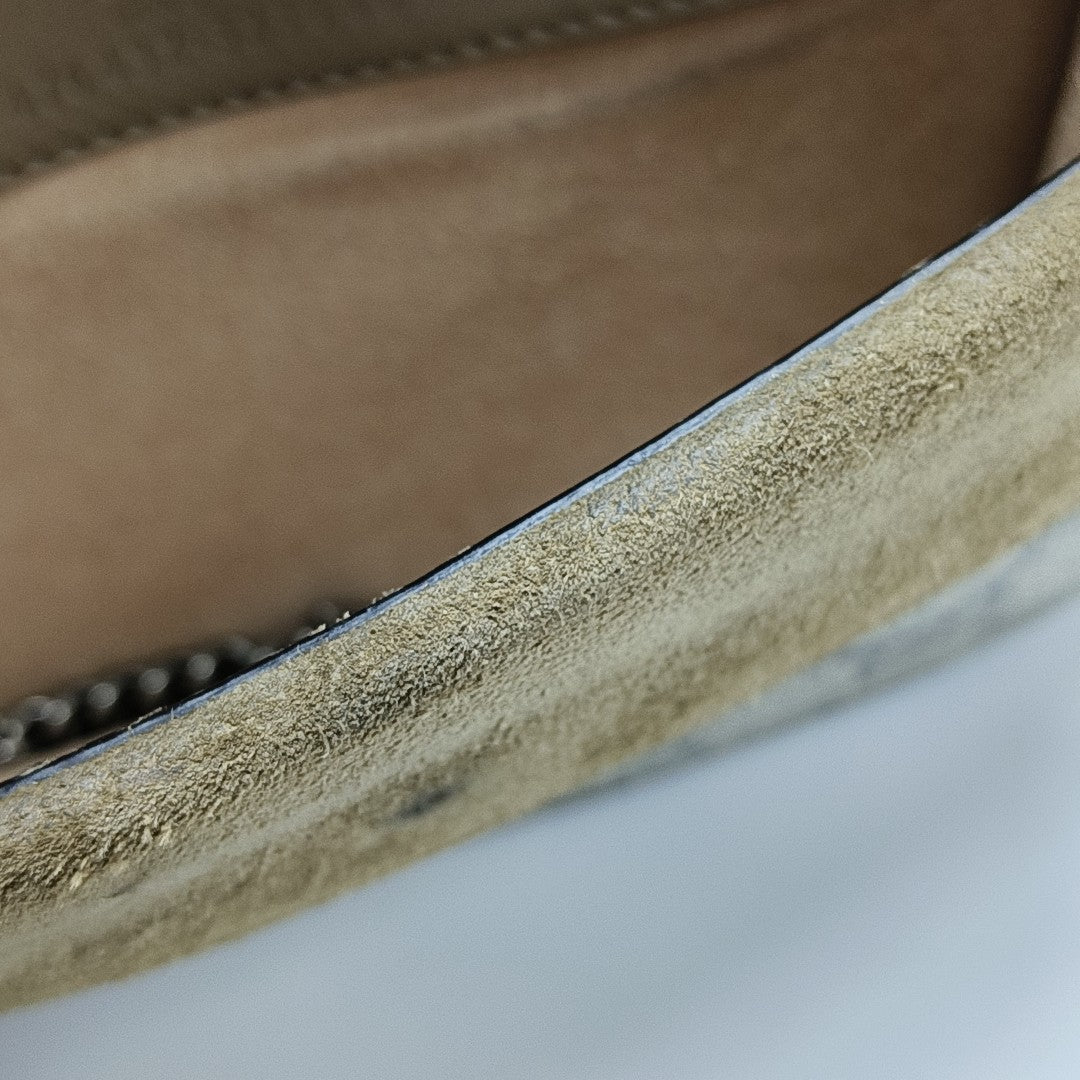 Dionysus Super Mini Monogram Coated Canvas Beige