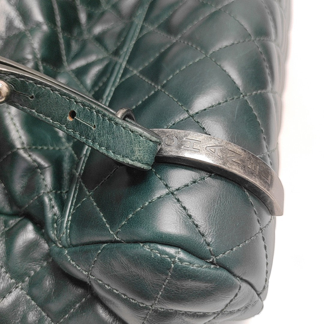 URBAN SPIRIT Quilted Calfskin Green