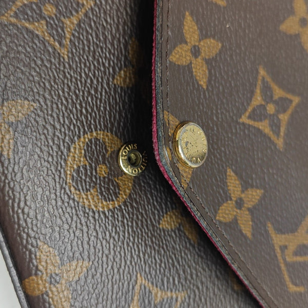 FÉLICIE Monogram Coated Canvas Brown