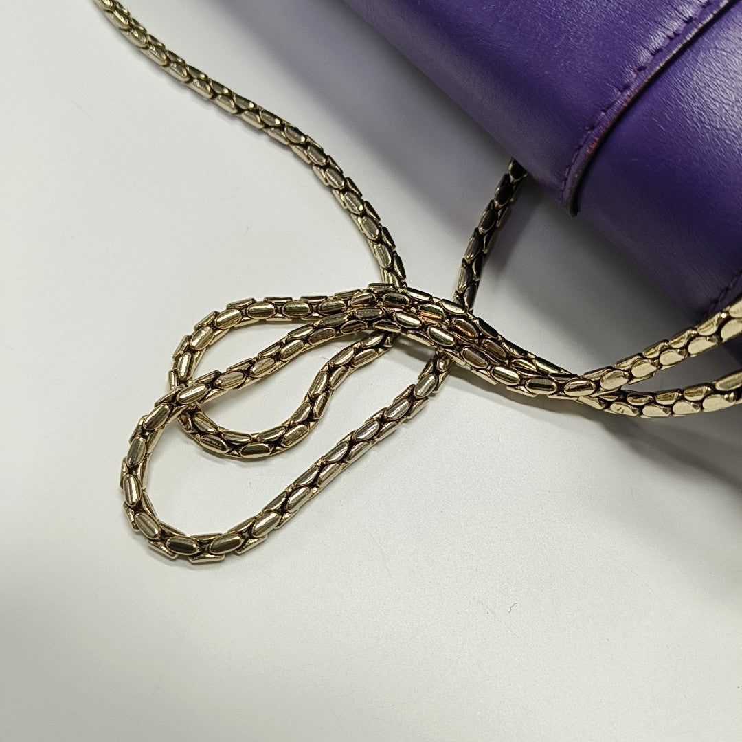 SERPENTI FOREVER Medium Calfskin Purple