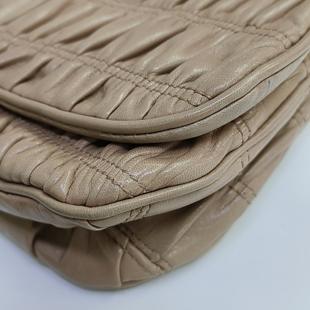 Quilted Lambskin Clutch Pink