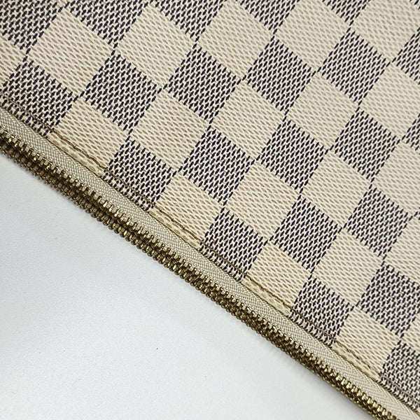 ACCESSOIRES GM Damier Azur Coated Canvas White