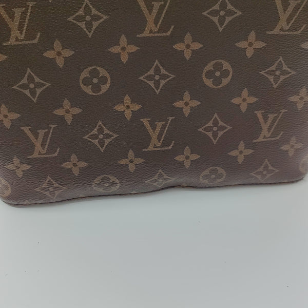 NÉONOÉ MM Monogram Coated Canvas Brown
