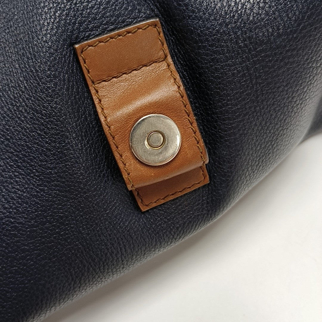 Calfskin Backpack Blue