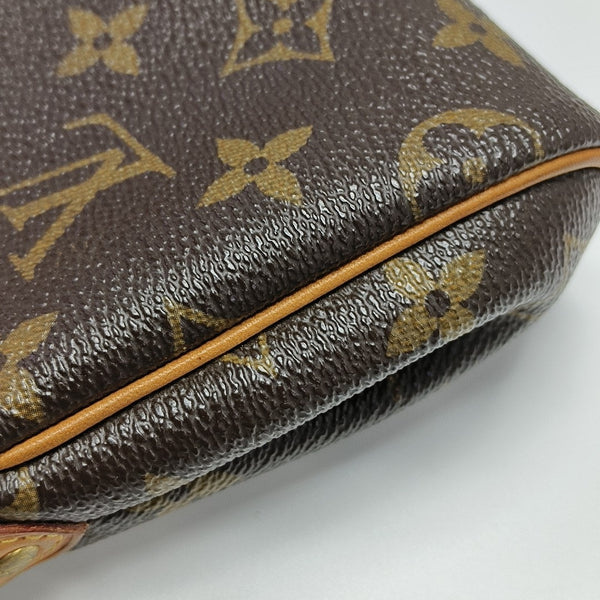 EVA Monogram Coated Canvas Brown