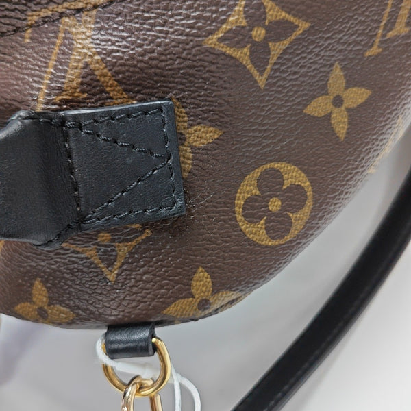 PALM SPRINGS Mini Monogram Coated Canvas Brown