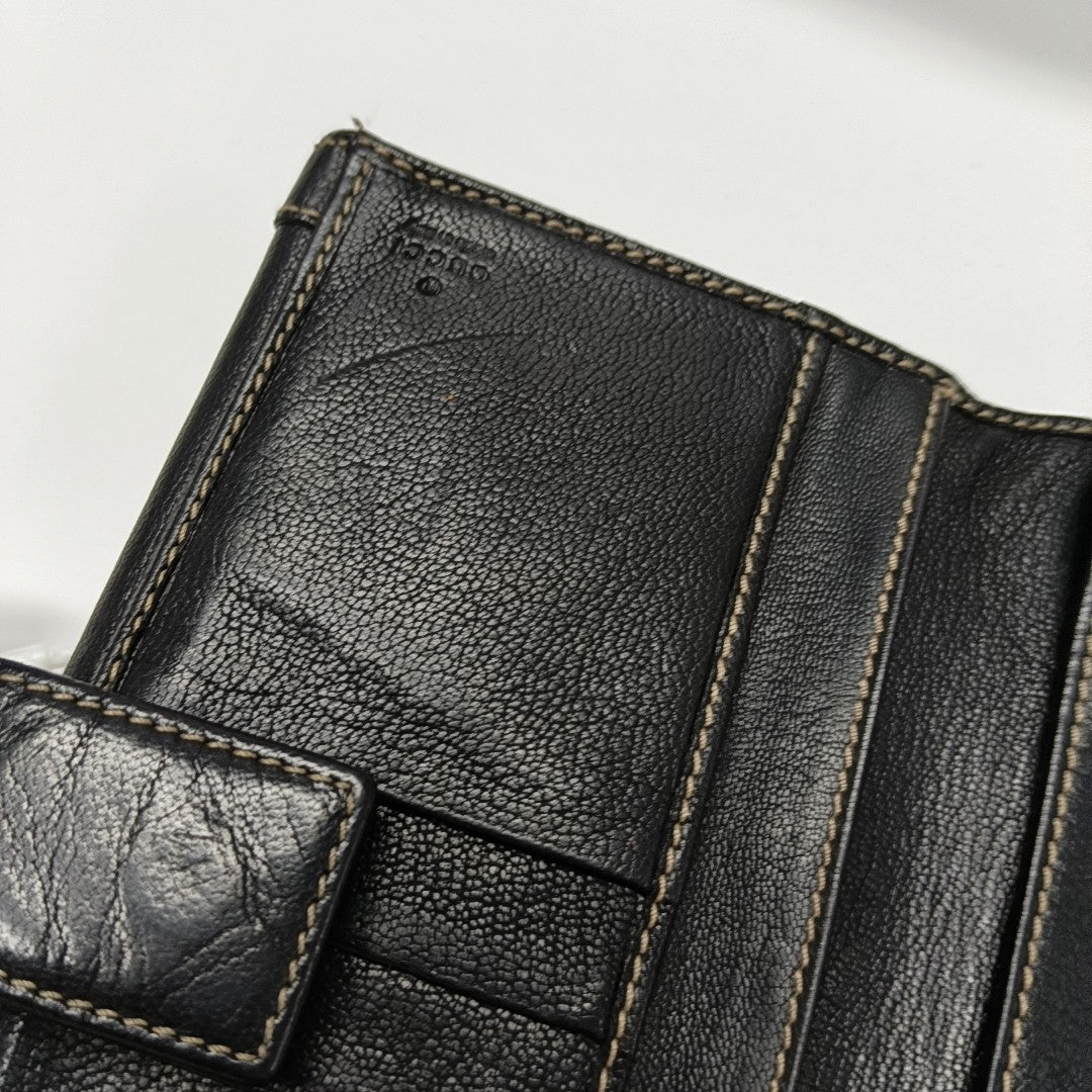 Calfskin Wallet Black
