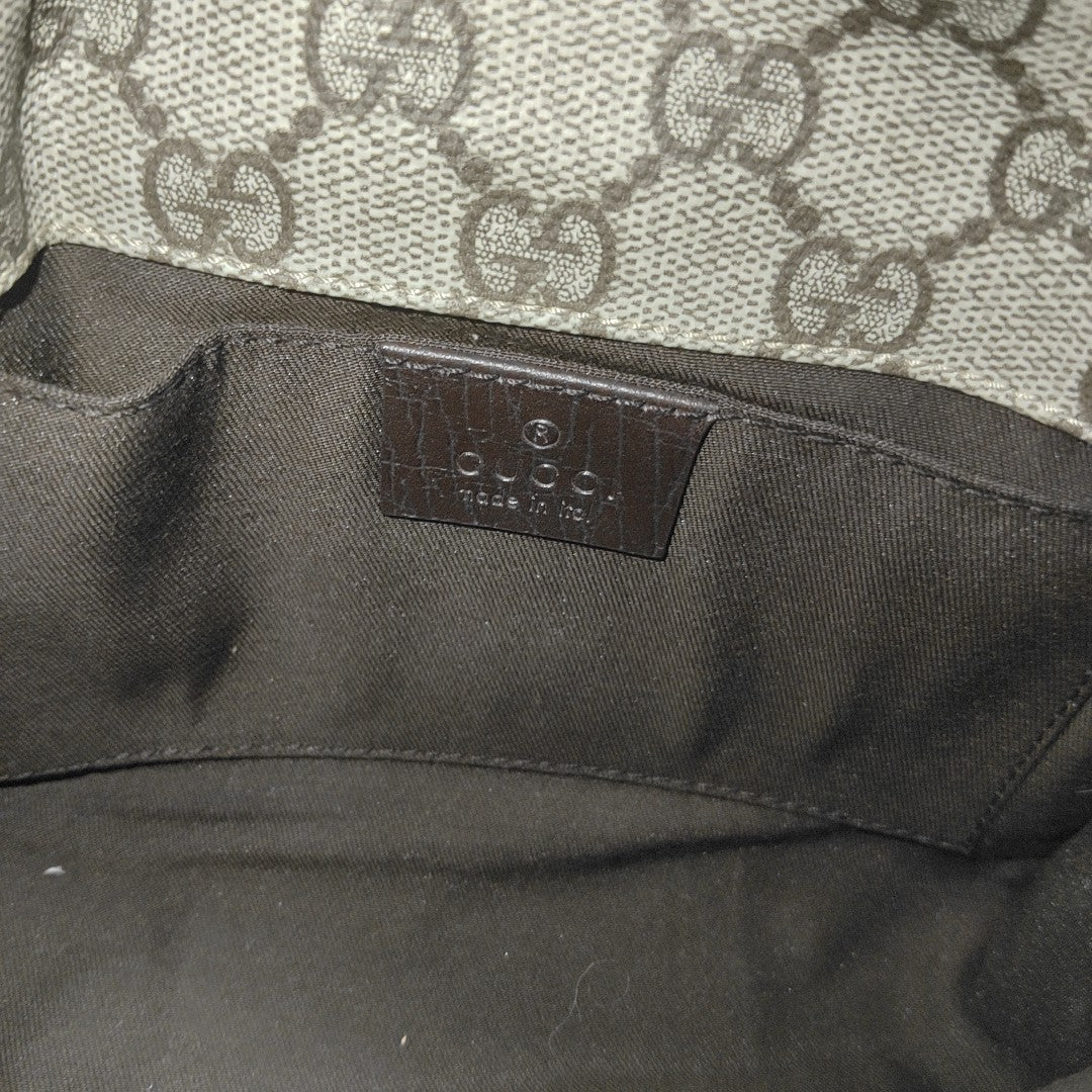 Coated Canvas Belt Bag Beige