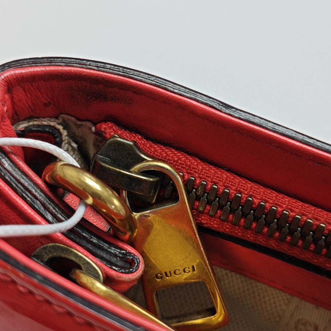 Bright Bit Patent Leather Red