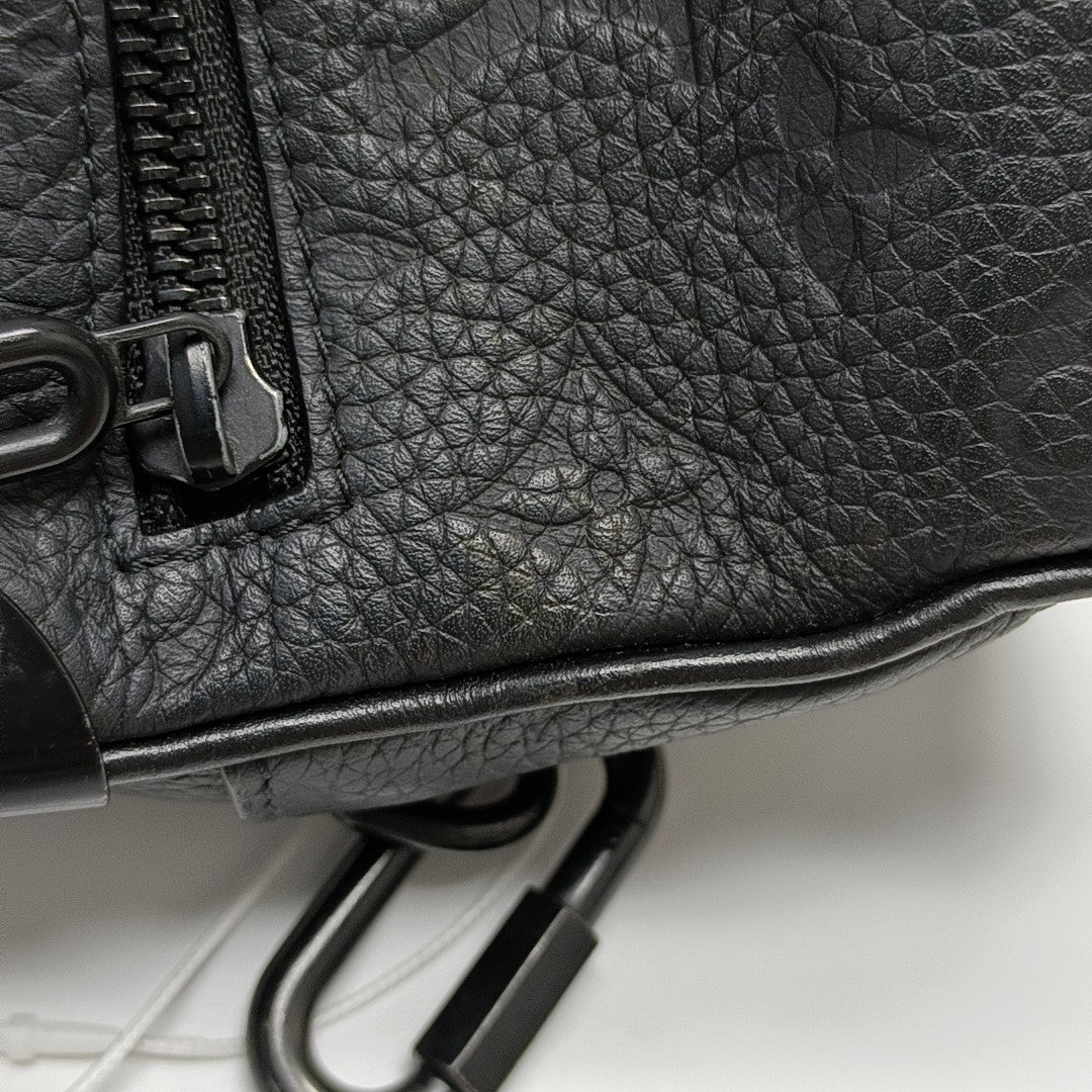 SOFT TRUNK Mini Monogram Calfskin Black