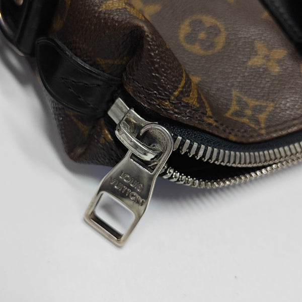 KITAN Monogram Coated Canvas Brown