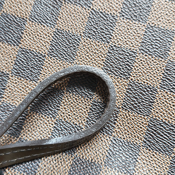 NEVERFULL MM Damier Ebene Coated Canvas Brown