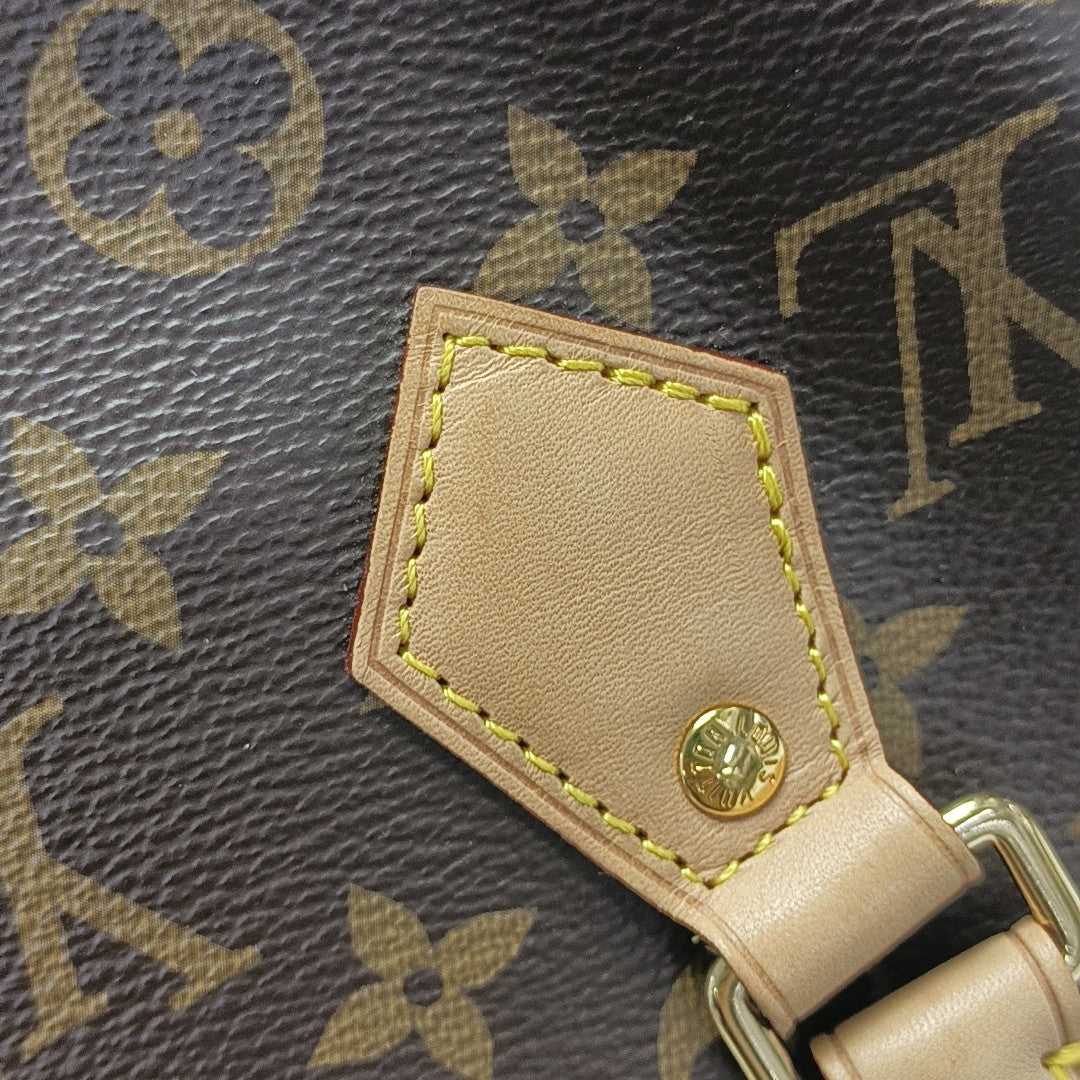 SPEEDY 20 Monogram Coated Canvas Brown