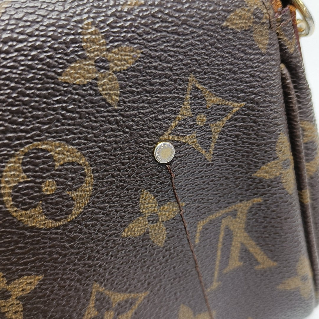FAVORITE PM Monogram Coated Canvas Brown