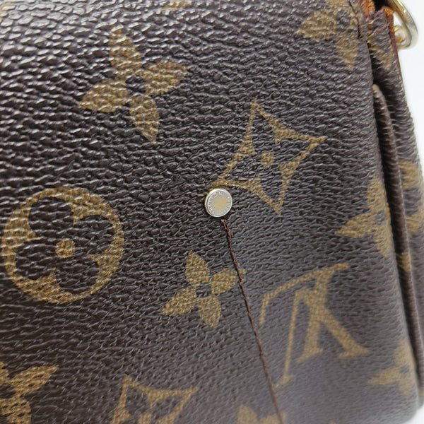 FAVORITE PM Monogram Coated Canvas Brown