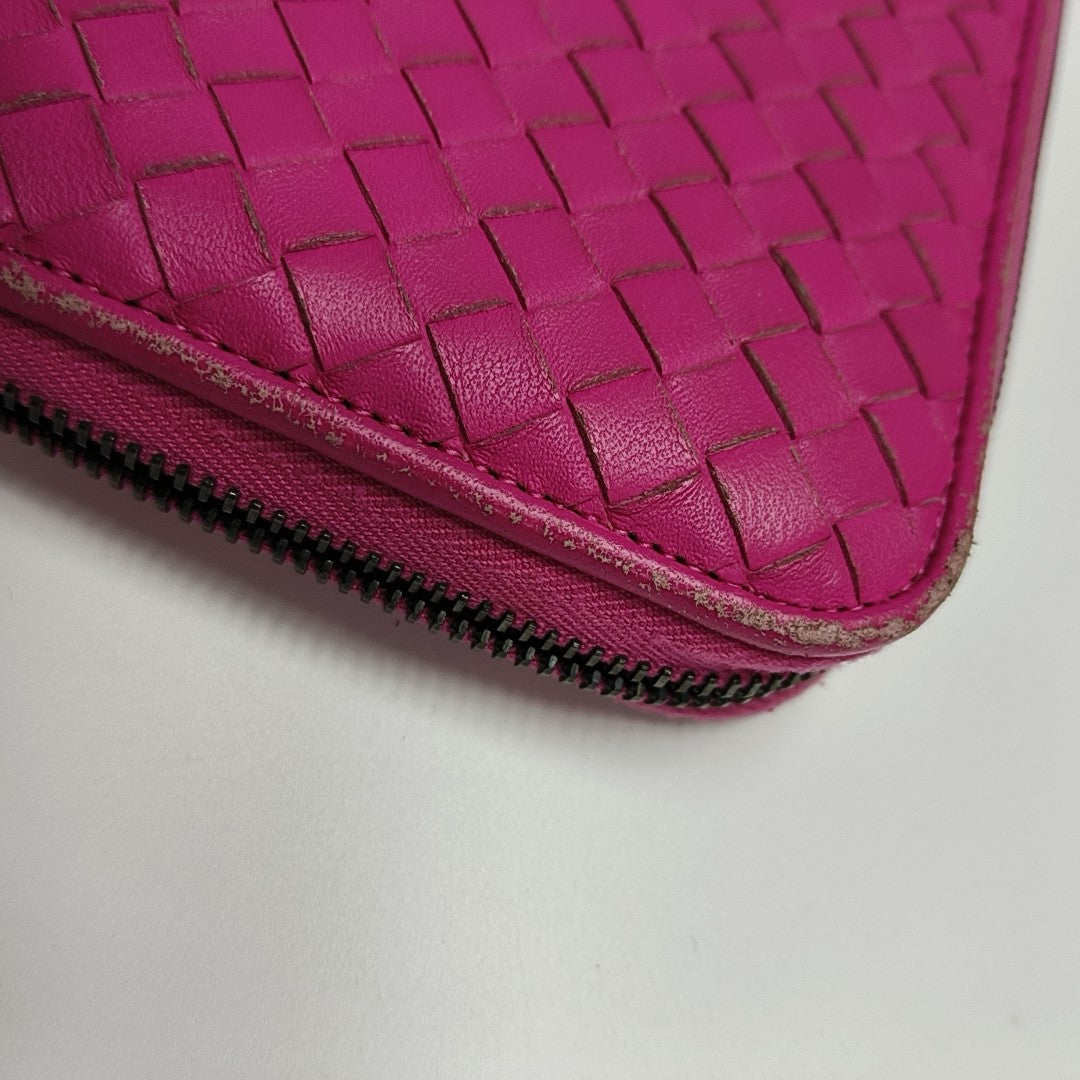 Lambskin Wallet Red