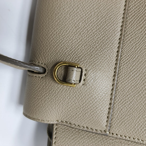 BELT Nano Calfskin Gray