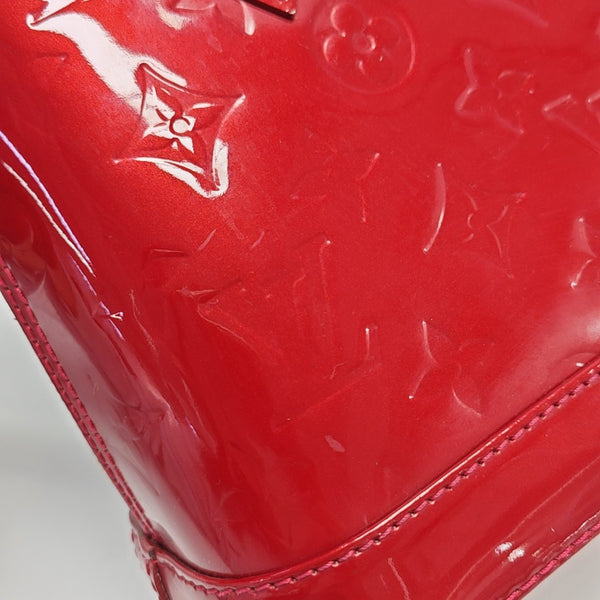 ALMA BB Monogram Patent Leather Red