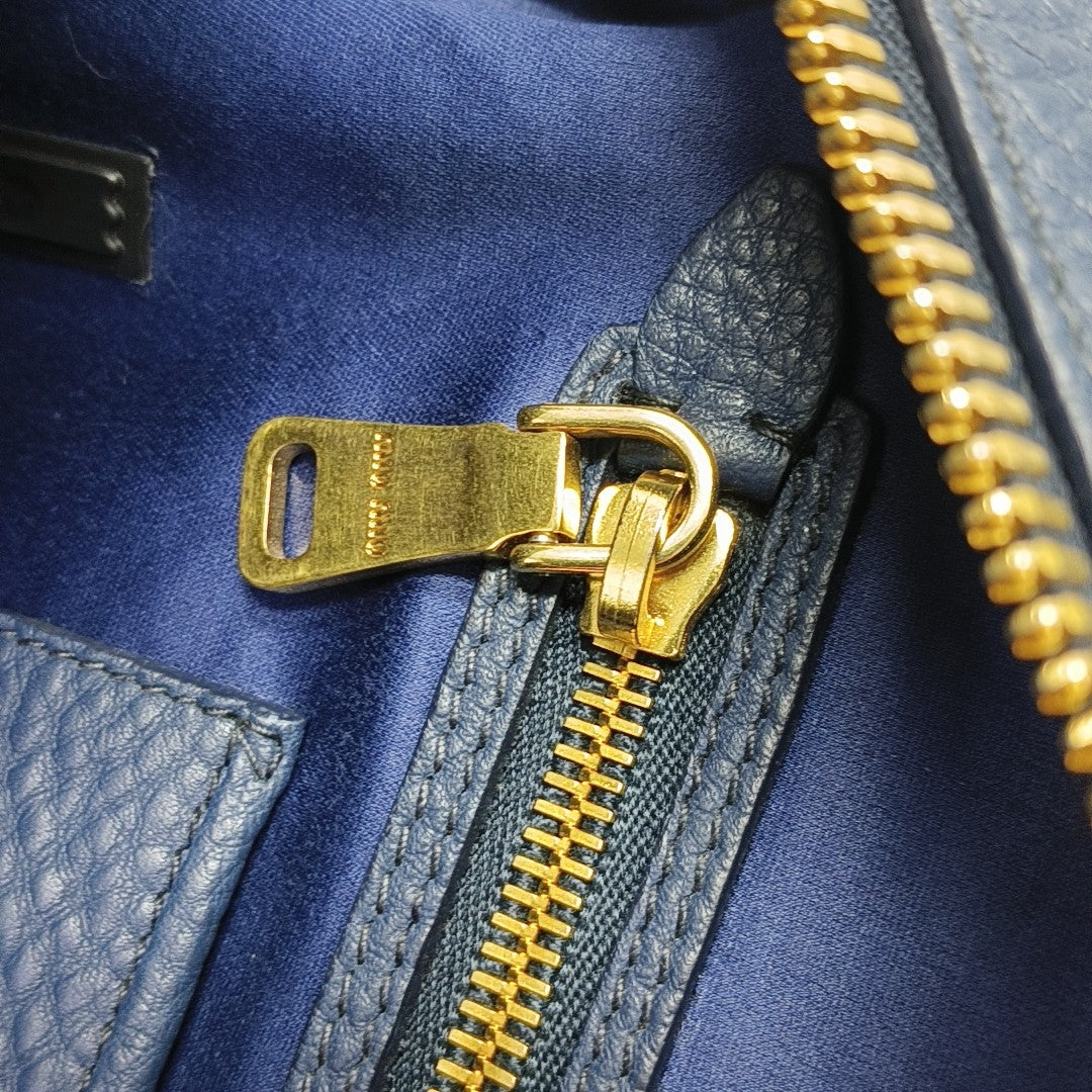 Vitello Calfskin Blue
