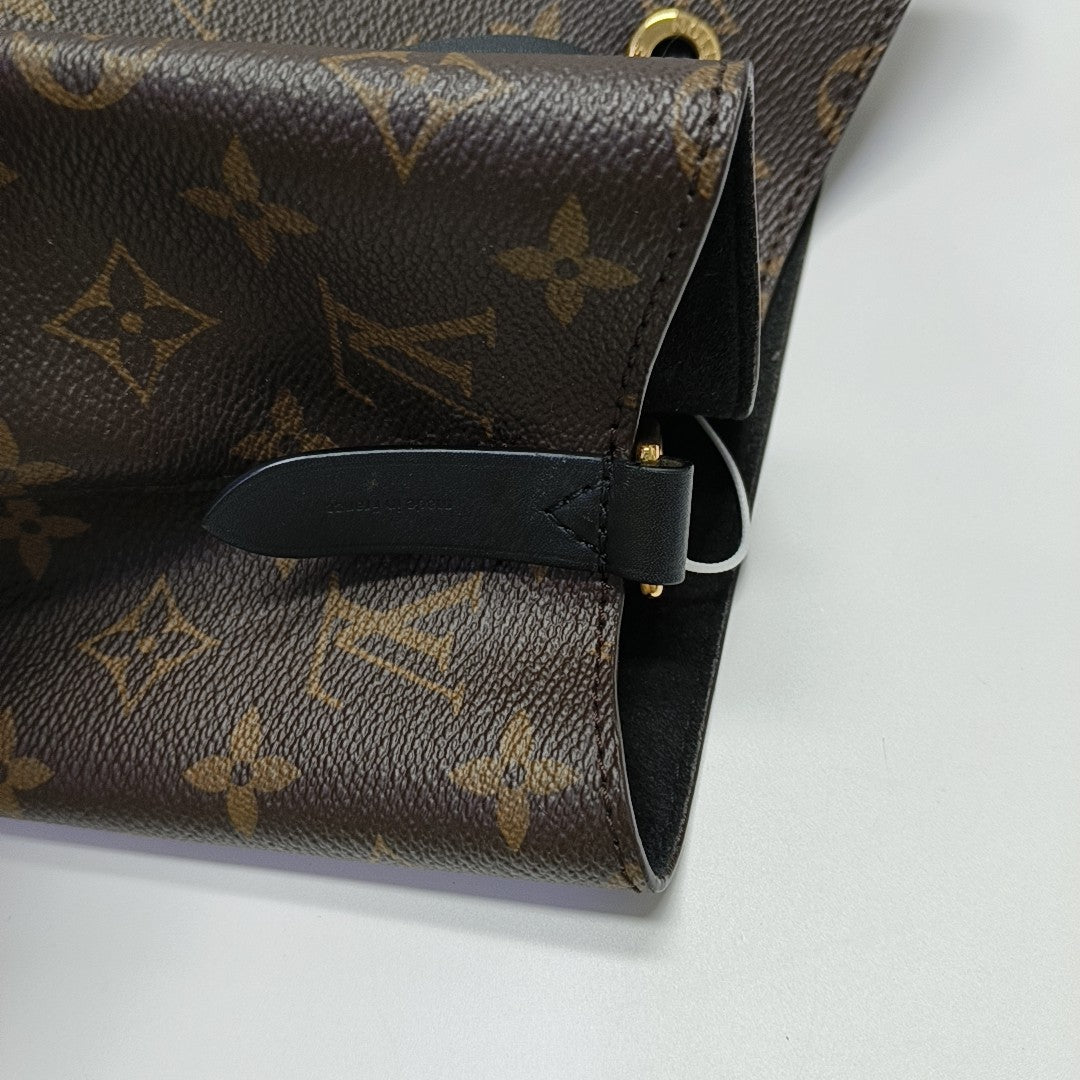 NÉONOÉ MM Monogram Coated Canvas Brown