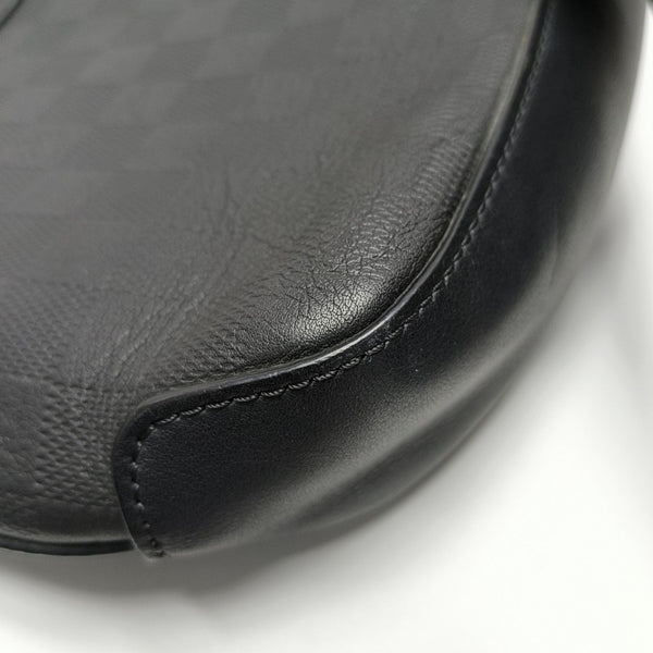 DISTRICT PM Damier Graphite Calfskin Black