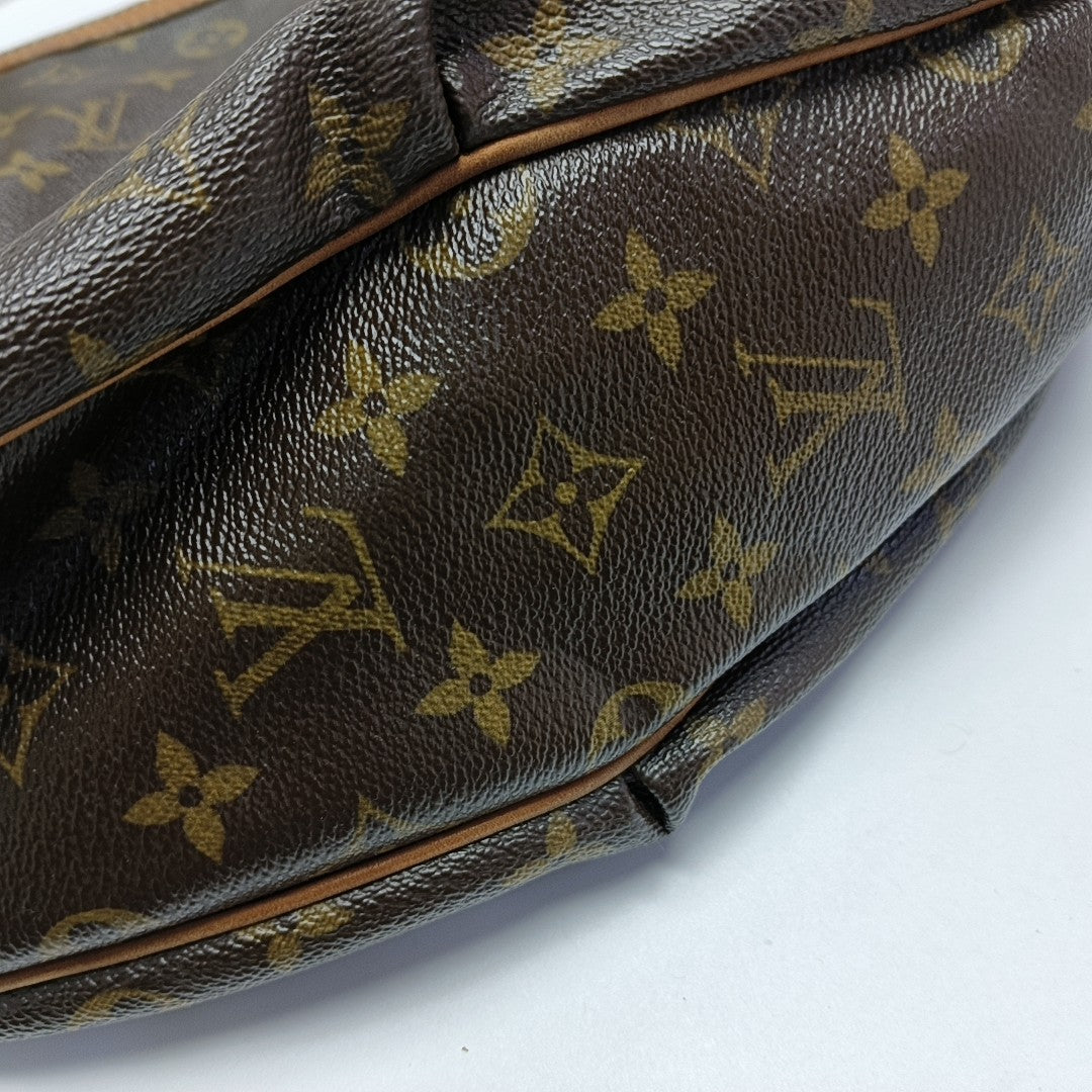 TULUM GM Monogram Coated Canvas Brown