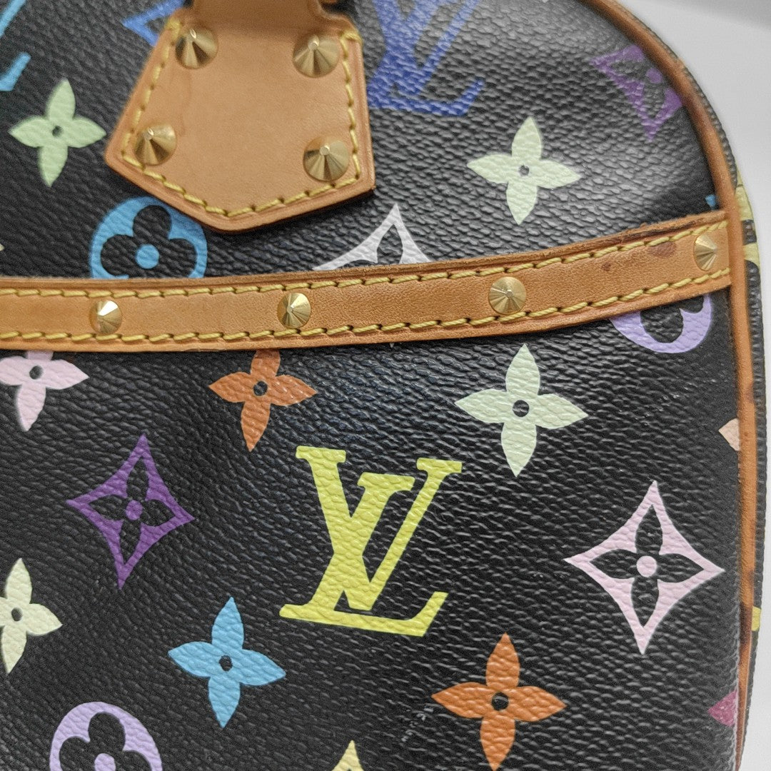 LV × TM DEAUVILLE Monogram Coated Canvas Black