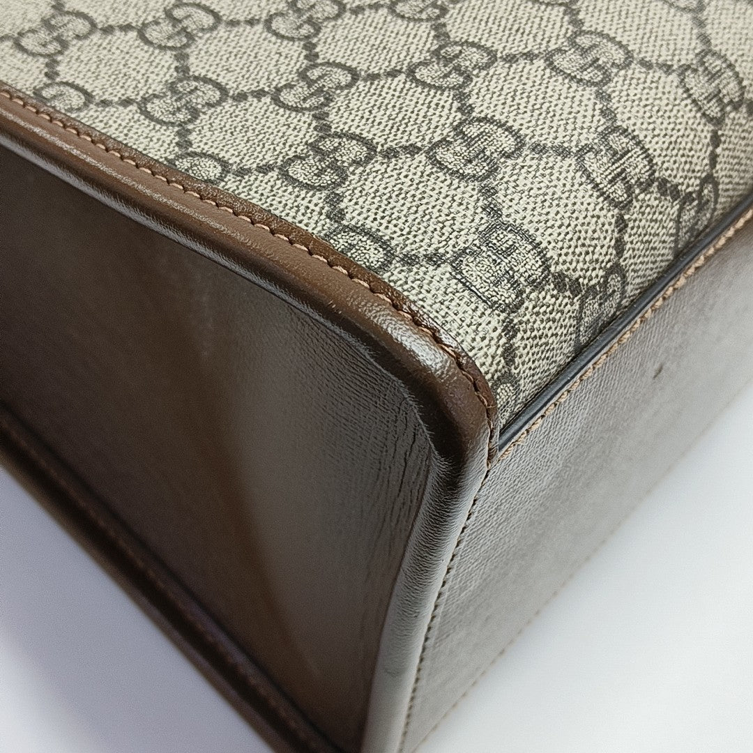 Retro Small Monogram Coated Canvas Brown