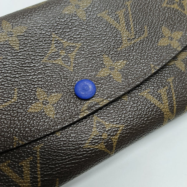 EMILIE Monogram Coated Canvas Brown Wallet