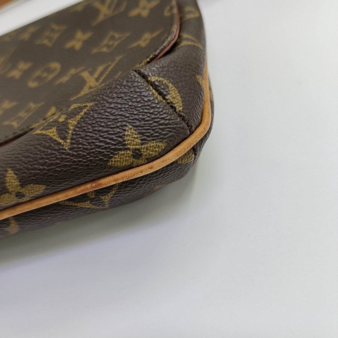 MUSETTE TANGO Monogram Coated Canvas Brown