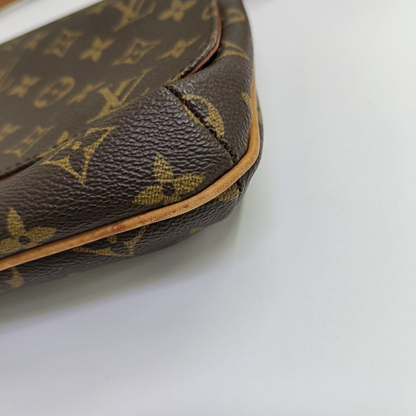 MUSETTE TANGO Monogram Coated Canvas Brown