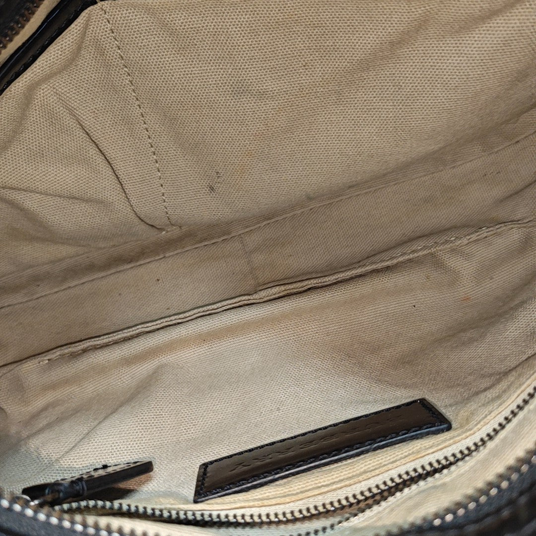Coated Canvas Top Handle Bag Multicolor