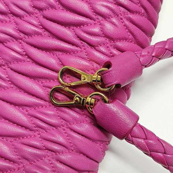 Crystal Quilted Lambskin Red