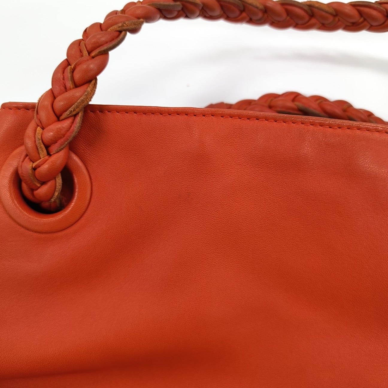 Lambskin Tote Bag Red
