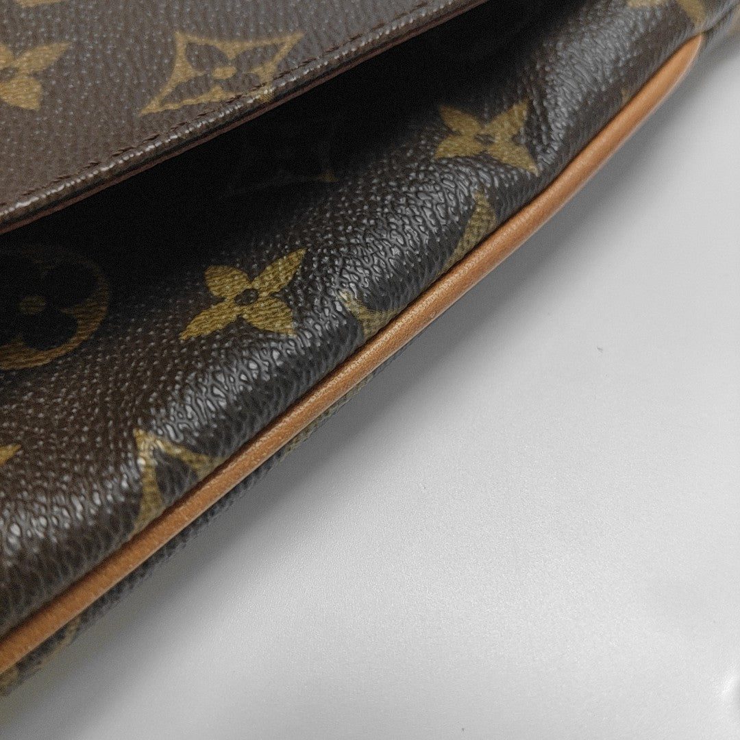 MUSETTE TANGO PM Monogram Coated Canvas Brown