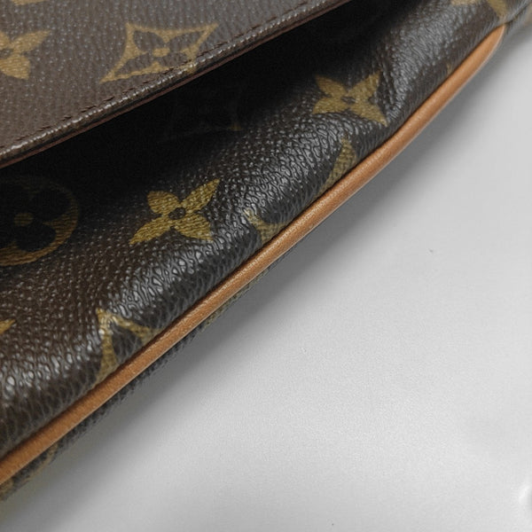 MUSETTE TANGO PM Monogram Coated Canvas Brown