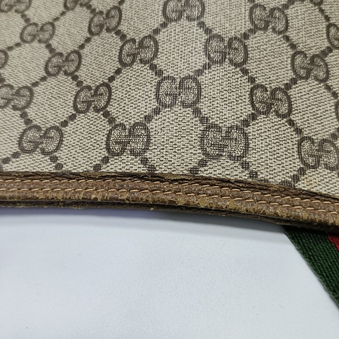 GG Supreme Monogram Coated Canvas Beige