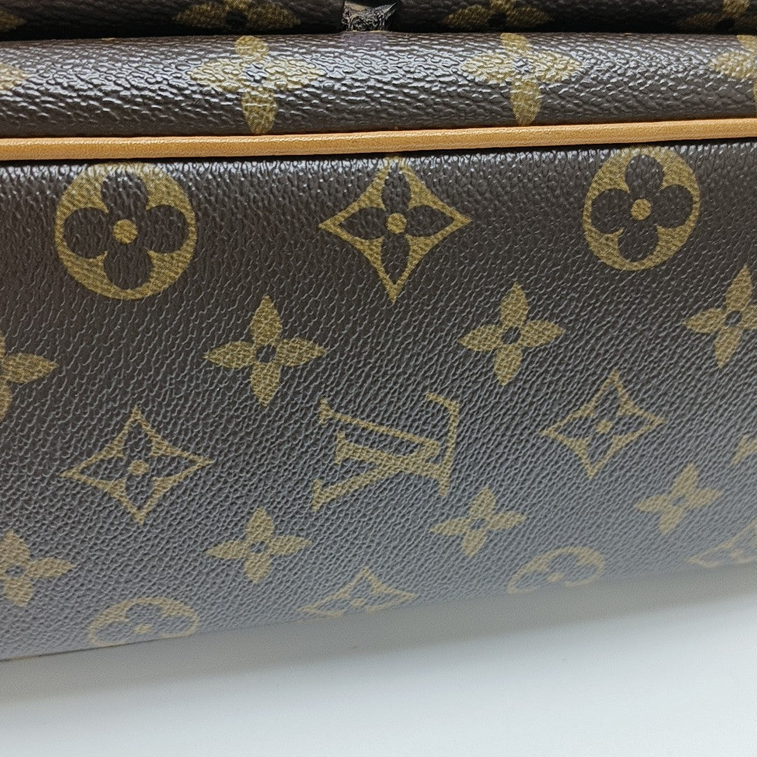 VIVA CITE Monogram Coated Canvas Brown
