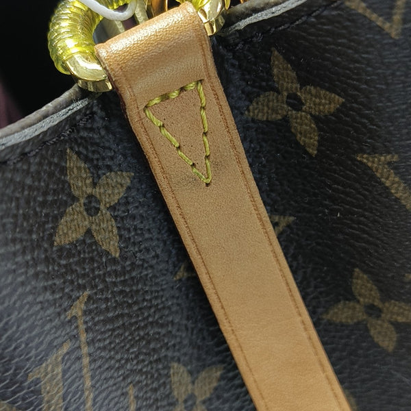 MONTAIGNE Monogram Coated Canvas Brown