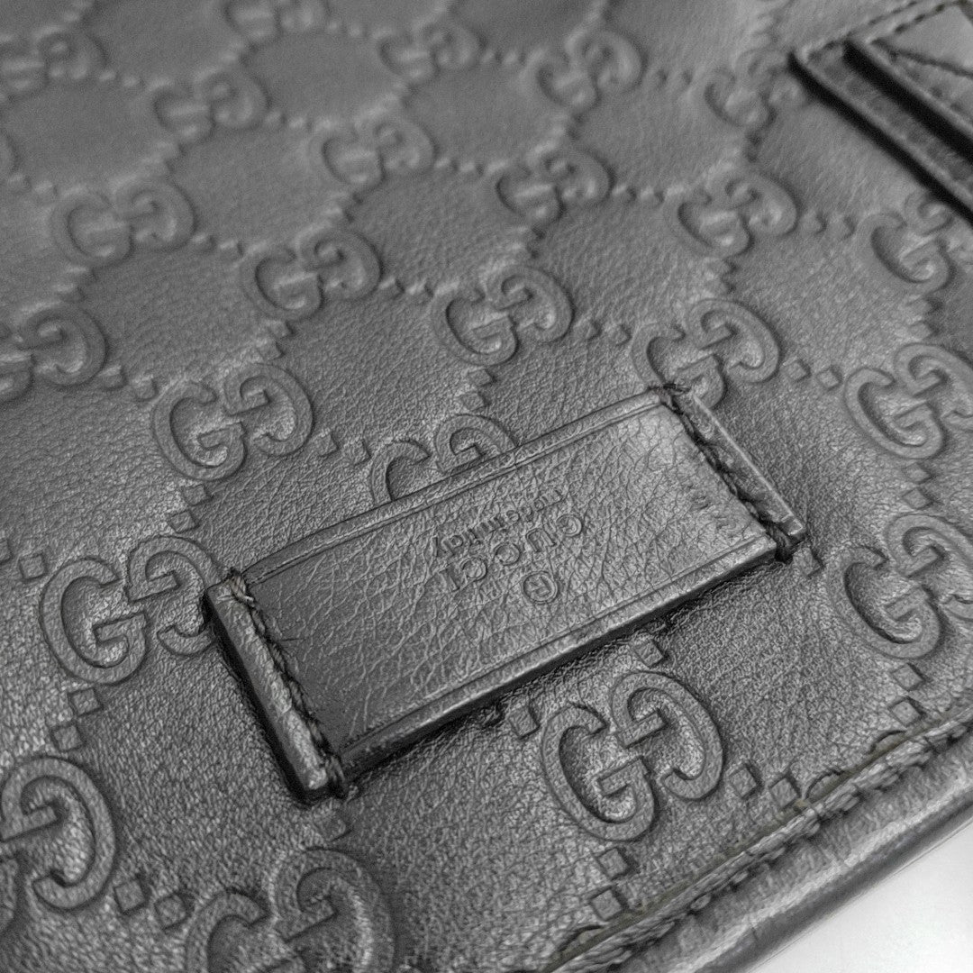 GG Imprime Monogram Calfskin Black