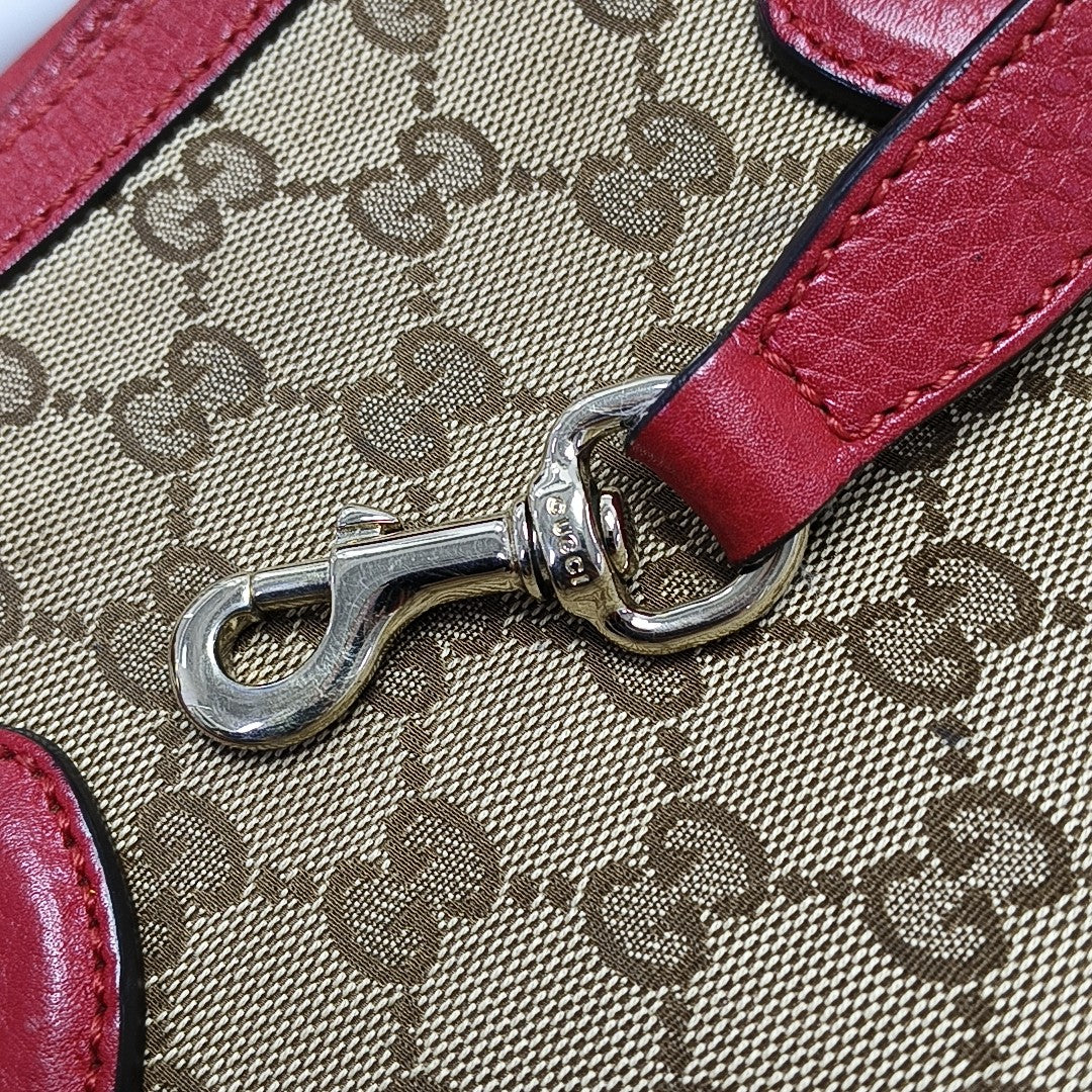 Monogram Canvas Tote Bag Beige