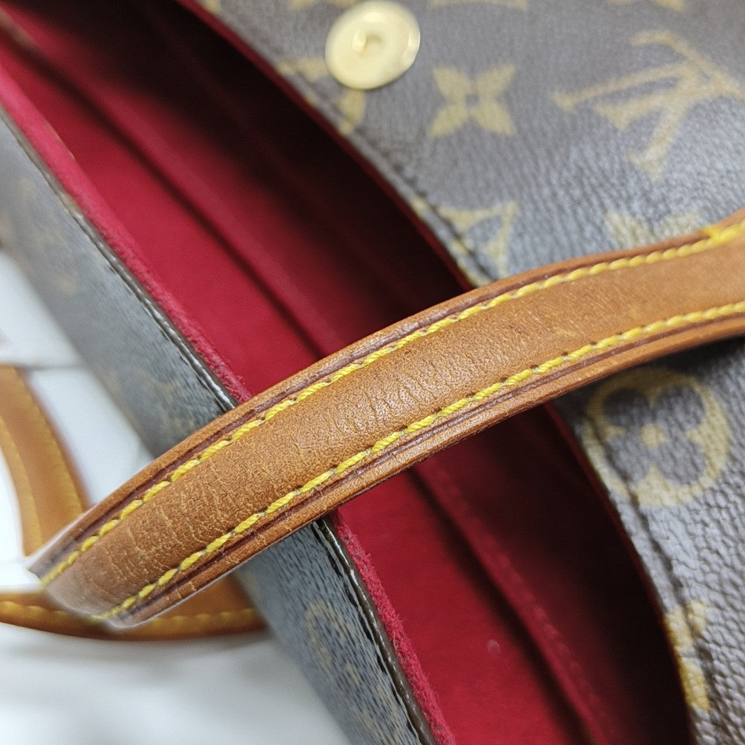 SONATINE Monogram Coated Canvas Brown