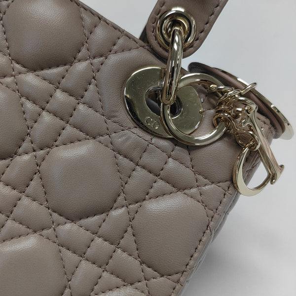 Lady Dior Small Cannage Lambskin Pink