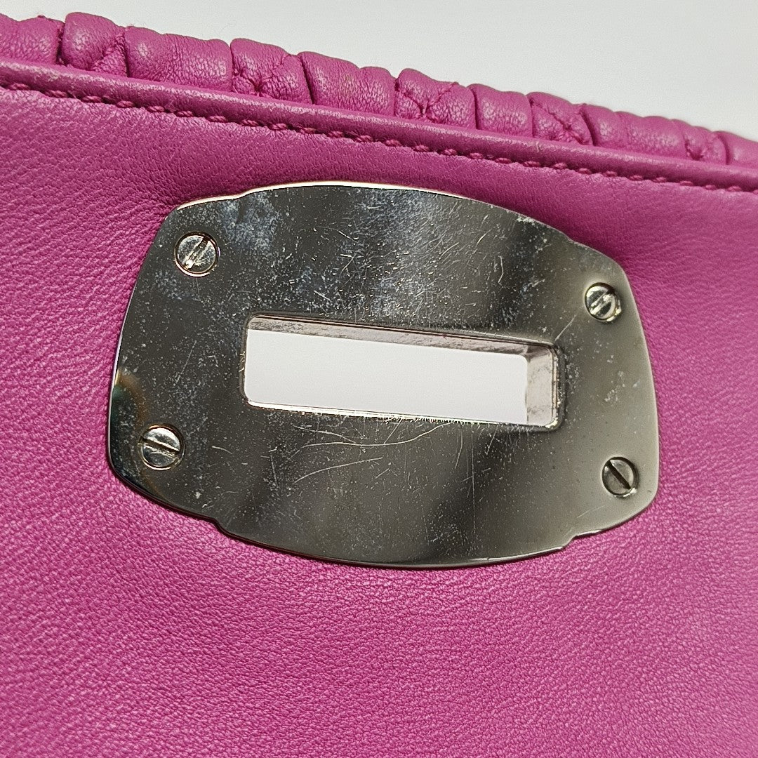 Crystal Quilted Lambskin Red
