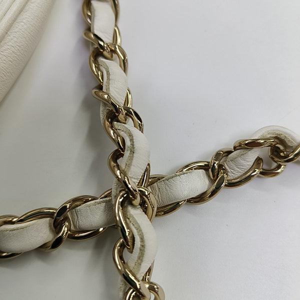 TRENDY CC Quilted Lambskin White