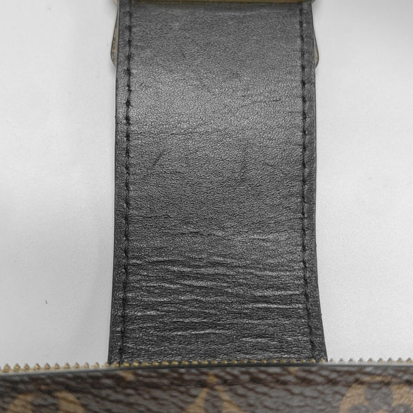 TRUNK Monogram Coated Canvas Brown
